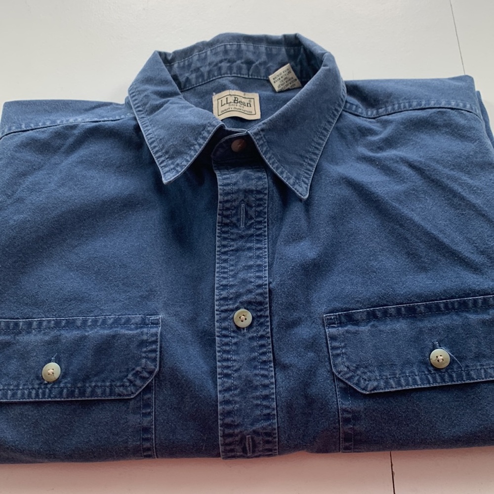 Cotton Short sleeved button down shirt size XXL TALL Mens